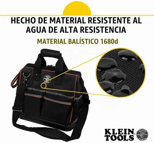 Vista 4 de Klein Tools 554171814 Tradesman Pro Bolsa Oorganizador Eextremea de electricista bolsa
