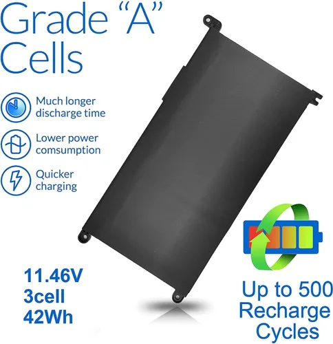 Vista 2 de 42Wh YRDD6 VM732 1VX1H 3593 5482 3793 3583 Batería para Dell Inspiron 3593 5482 3793 3583 5485 7586 5491 5591 5481 3310 2 en 1 5593 5584 3493 5480