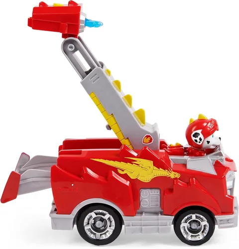 Vista 5 de Spin Master 6063585 Paw Patrol Rescue Knights Marshall - Coche de juguete transformable con figura de acción coleccionable