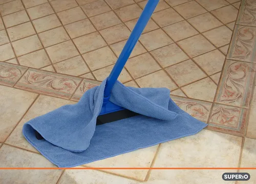 Vista 3 de Superio Toalla de microfibra para escobilla de goma extra grande de 20 x 30 pulgadas, paño de microfibra para limpiar casa, cocina, baño, libre