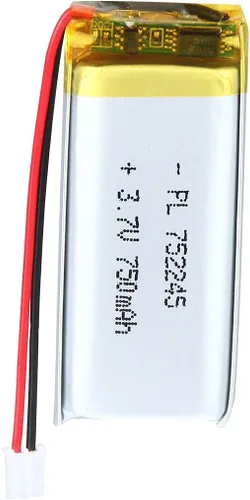 Vista 16 de 3.7V 2800mAh 123464 Lipo batería recargable de iones de polímero de litio con conector JST