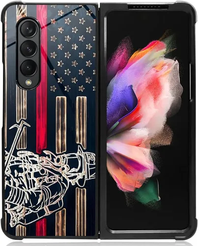 Vista 14 de DAIZAG Funda compatible con Samsung Galaxy Z Fold 3 5G, protección completa, a prueba de golpes, antiarañazos, funda de poliuretano termoplástico