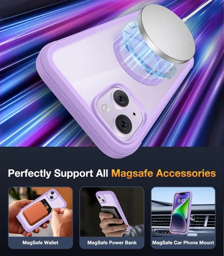 Vista 410 de DIACLARA - Funda transparente compatible con iPhone XR 6.1 pulgadas 2018
