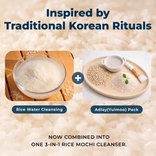 Vista 5 de Dr.Eve Seedlab Seed& Rice Glow Reset Cleanser - Gel facial de arroz coreano para exfoliación, limpieza profunda y cuidado de los poros, limpiador