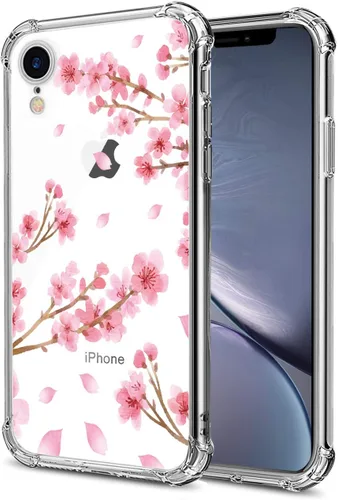 Vista 55 de Funda transparente de girasol compatible con iPhone SE 2022 SE 2020 7 8, funda trasera floral para niñas y mujeres, funda protectora transparente