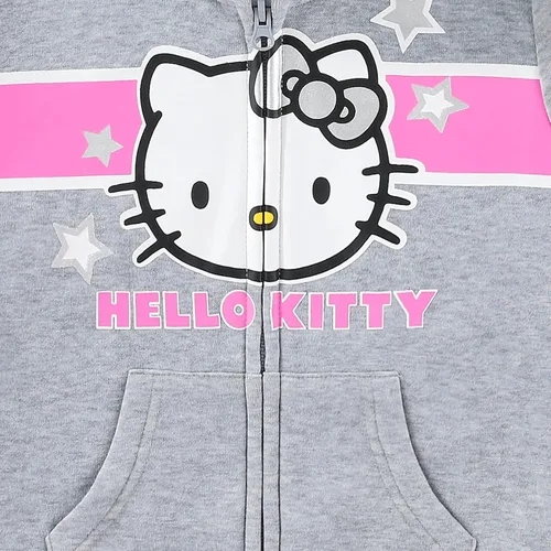 Vista 5 de Hello Kitty Sanrio Girls Zip Up Hoodie and Pants Set
