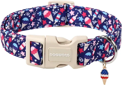 Vista 17 de DOGWONG Collar de Abeja Amarilla para Perros - Lindos Collares de Perros Ajustables de Diseño Primaveral Collar Amarillo para Cachorros para Perros