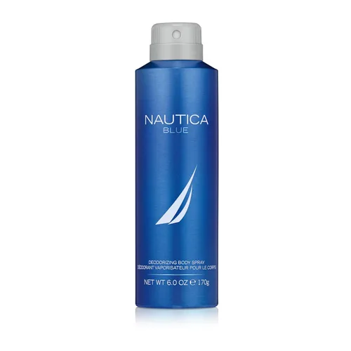 Vista 5 de Nautica Voyage Eau De Toilette para hombre, aroma fresco, romántico, afrutado, desodorante en aerosol corporal con aroma a madera y azul, icónico
