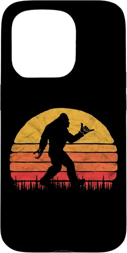 Vista 14 de Funny Shaka Aloha Bigfoot Surfer Believe Dude! Graphic Case for iPhone 17