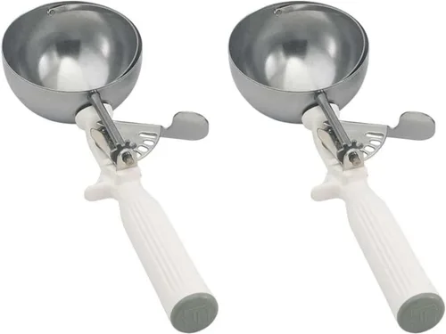 Vista 3 de Cuchara de helado Vollrath, acero inoxidable, tamaño 6, Negro