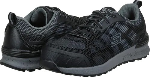 Vista 7 de Skechers Bulklin-Lyndale - Zapatos industriales para mujer, Gris