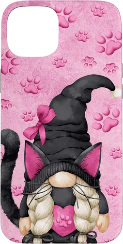 Vista 9 de Black Cat Halloween Gnome Decor Cute Pattern for Cat Mom Case for iPhone 17