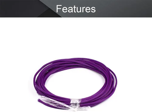 Vista 3 de Othmro Funda de cable trenzado expandible de PET de 16.4 pies, protector de cable flexible de 1/8 pulgadas, funda de organización de cables
