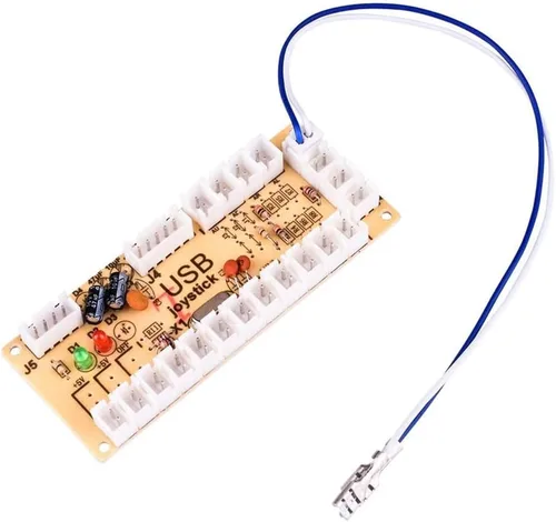 Vista 8 de TAPDRA Zero Delay Arcade USB Encoder PC a Joystick para PC Mame Jamma Raspberry Pi y otros juegos de lucha de PC