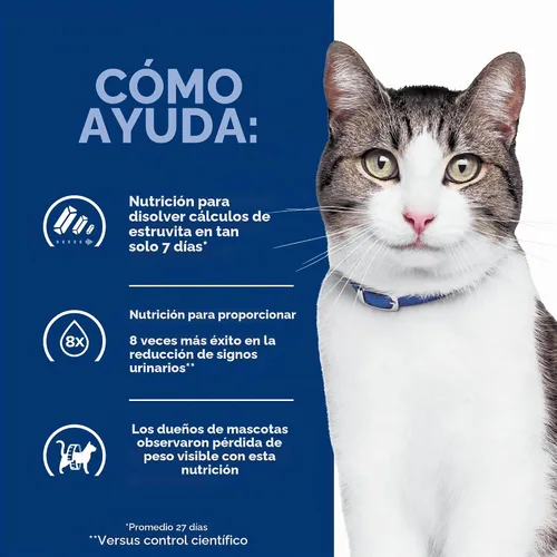 Vista 3 de Hill's Prescription Diet C/D Multicare + Comida seca para gatos