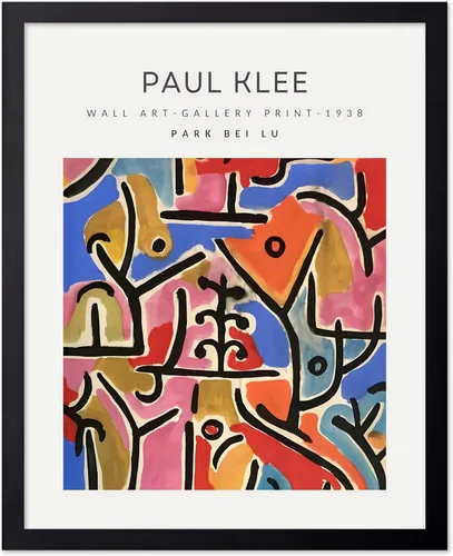 Vista 103 de Poster Master Póster vintage de Paul Klee – Impresión retro de cómicos – Arte de dibujo – Arte abstracto – Regalo para hombres y mujeres – Estilo-09