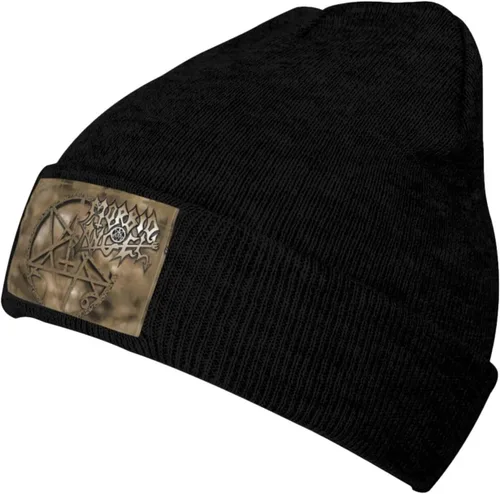 Vista 8 de Gorros para hombre y mujer Gorros básicos unisex con puños de calavera de punto, sombrero de invierno clásico para dormir, para senderismo
