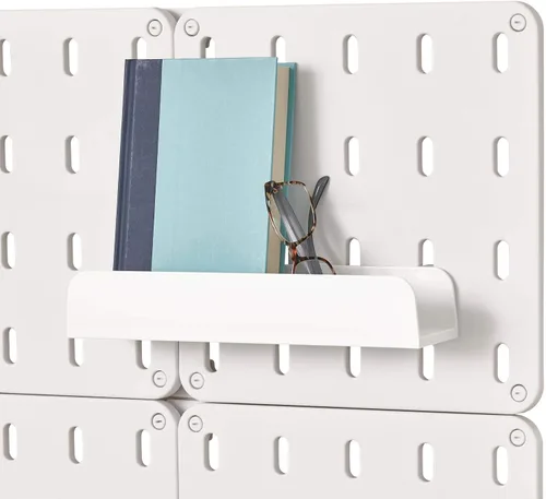 Vista 15 de iDesign Cade - Contenedor organizador modular de plástico sin BPA para colgar, 5.04 x 3.04 x 4 pulgadas, color gris