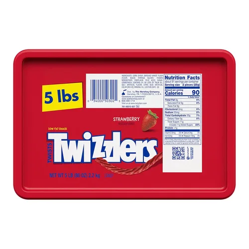 Vista 2 de TWIZZLERS Caramelo de realiz para Halloween, sabor fresa, 22 libras