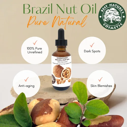 Vista 5 de Aceite de nuez virgen orgánico de Brasil