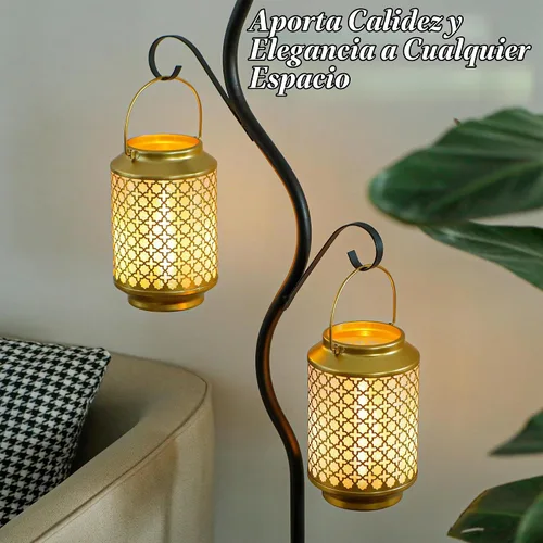 Vista 4 de TRIROCKS Juego de 2 lámparas de mesa con pilas de 19 cm de alto, lámparas inalámbricas decorativas con foco LED para hogar, sala de estar, bodas