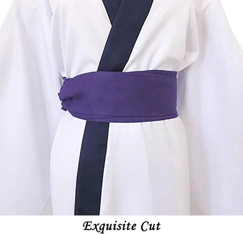 Vista 5 de Conjunto de kimono de anime para hombre capa de Halloween traje unisex