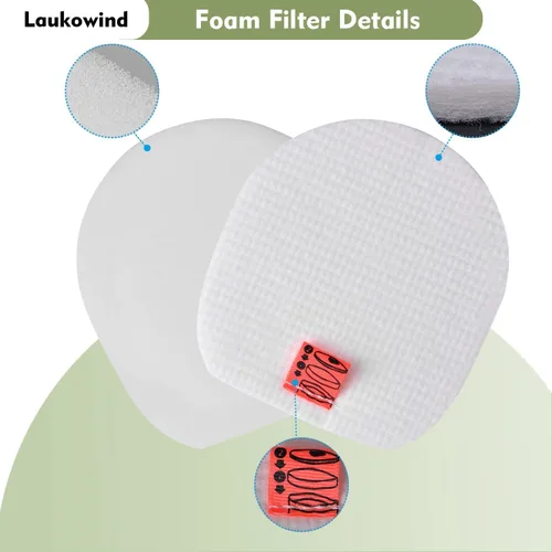 Vista 3 de IZ362H Filtros para aspiradoras Shark Rocket Pet Pro IZ162H IZ362H IZ362HT IZ440H IZ462H IZ482H IZ483H IZ483H, parte XHF161H y 617FJ140, paquete