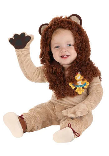 Vista 3 de Disfraz Infantil de León Cobarde de El Mago de Oz Multicolor