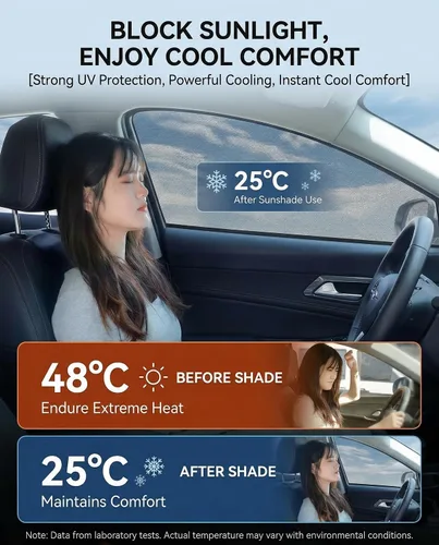 Vista 7 de Parasol para parabrisas delantero, protector de visera, accesorios para automóvil