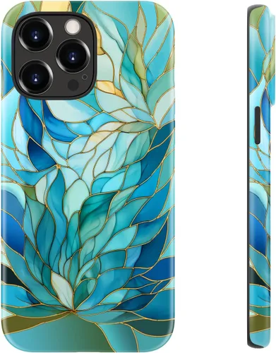 Vista 57 de LUHOURI Funda para iPhone 12 Mini, compatible con carga inalámbrica, doble capa, interior de silicona suave + carcasa exterior dura, bonito diseño