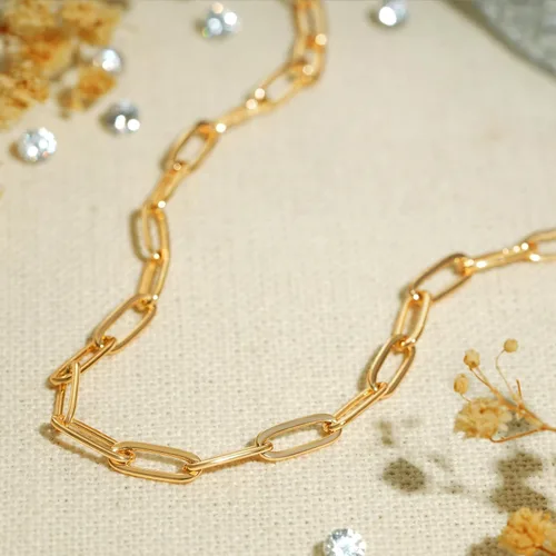 Vista 6 de BENEIGE Collar de oro para mujer, chapado en oro de 14 quilates, collar de playa con circonita cúbica, collar de oro de moda, collar con colgante