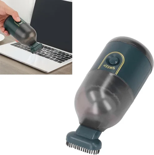 Vista 2 de Zerodis Mini aspiradora, ergonómica desmontable multiusos, aspiradora de teclado USB fácil de escritorio para PC portátil escritorio (verde)