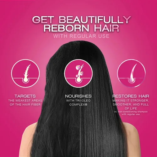 Vista 5 de Lote de 2 acondicionadores Cream Silk destacados recto para cabello liso Creamsilk 6.1 fl oz