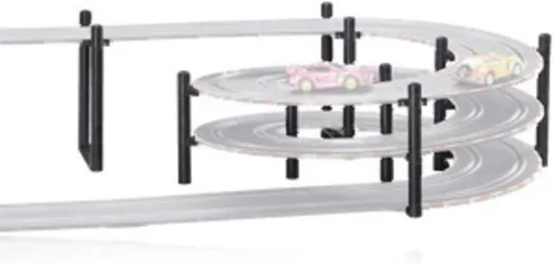 Vista 3 de Carrera 20061642 GO/Digital 143 3D Track Soporta Ranura Car Racing Accessory, Negro
