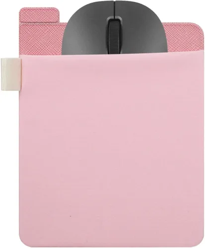 Vista 6 de Soporte para disco duro externo rosa, funda de transporte adhesiva para disco duro externo, organizador de almacenamiento de funda reutilizable