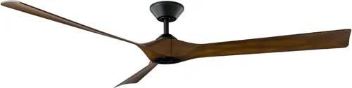Vista 13 de Torque Smart - Ventilador de techo de 3 aspas para interiores y exteriores, 58 pulgadas, níquel cepillado/ébano con control remoto, funciona