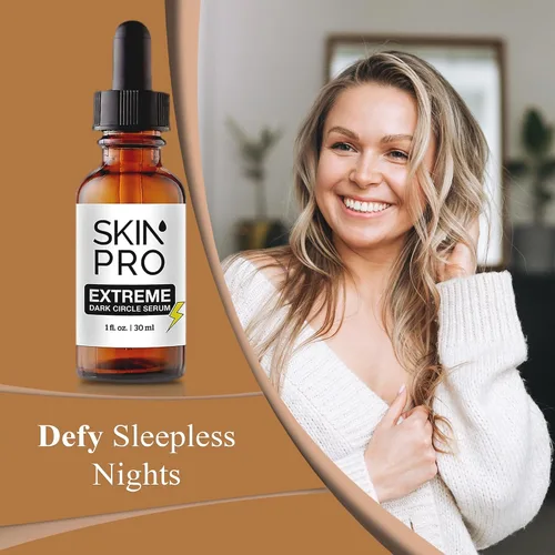 Vista 5 de SkinPro Dark Circles - Tratamiento para debajo de los ojos – Suero para ojos antienvejecimiento, mejora las bolsas de ojos hinchados y el tono