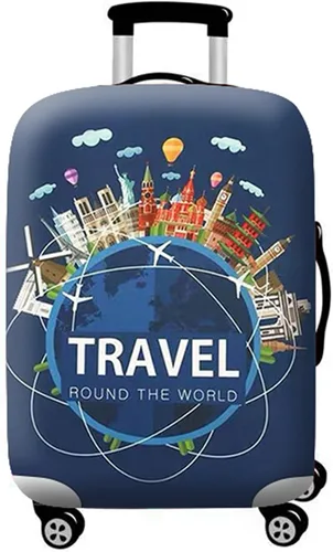 Vista 34 de WUJIAONIAO Funda para Equipaje de Viaje Funda para Maleta Equipaje Protector 18-32 Pulgadas, Moda