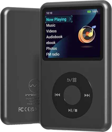 Vista 8 de Reproductor de MP3 con Bluetooth Y1 64GB Video EBOOK Negro