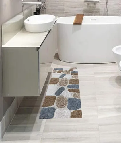 Vista 9 de THE BEER VALLEY Alfombra de baño antideslizante de 24 x 60 pulgadas, suave y absorbente, alfombra de baño grande antideslizante para suelos