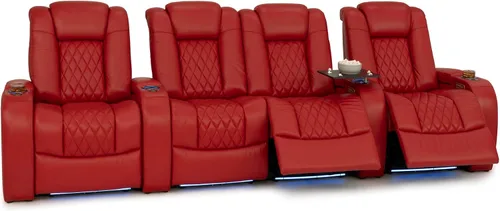 Vista 92 de Seatcraft Asientos de cine en casa Virtuoso LT Tawny Single reclinable Leonado