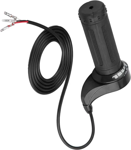Vista 6 de Zerone Acelerador eléctrico, acelerador de motocicleta de 0.886 in/0.88 pulgadas, agarre de acelerador de velocidad con 3 cables para la mayoría