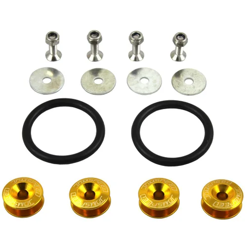 Vista 12 de Kit universal de sujetadores de liberación rápida Jmdspeed, para camiones, defensa, palanquilla, universal, CNC, Neo cromo