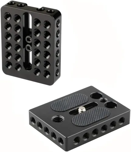 Vista 6 de CAMVATE - Placa de queso superior + placa base para cámara DSLR DIY