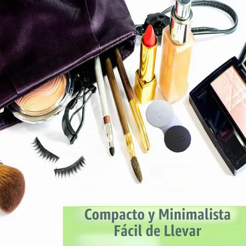 Vista 6 de Paquete de 4 Estuches para Lentes de Contacto a Granel Caja Contenedor de Remojo y Almacenamiento (Negro)