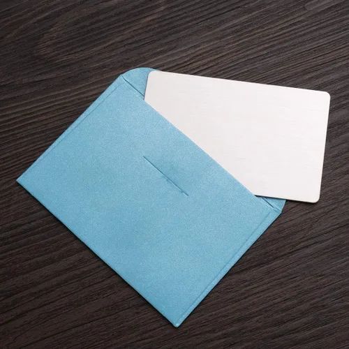 Vista 6 de Tarjeta metálica grabada para carteras, regalo de aniversario para hombres, novio, esposo, día de San Valentín, Plateado-005), Card8005