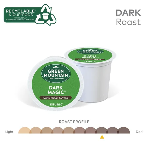 Vista 3 de Green Mountain Coffee, Dark Magic (extra audaz), 120 unidades de K-Cups para cafeteras Keurig