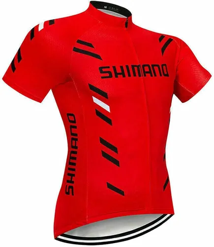 Vista 2 de Camiseta de manga corta para hombre, ciclismo y cremallera, para bicicleta