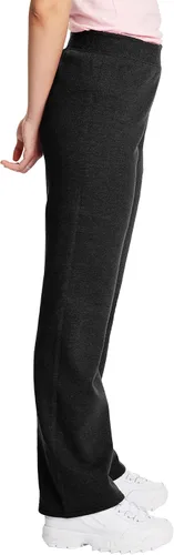 Vista 3 de Hanes EcoSmart - Pantalones deportivos de forro polar para mujer, pantalones deportivos con parte inferior abierta, tallas regulares y pequeñas