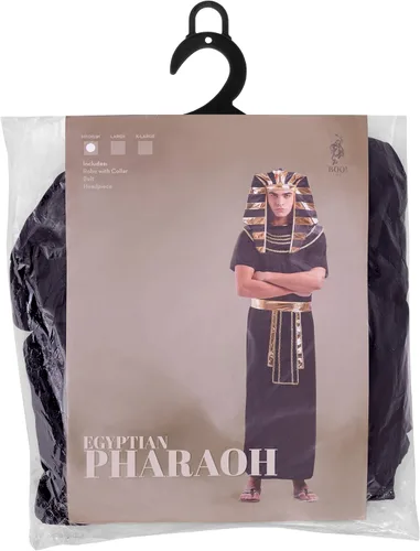 Vista 5 de Disfraz de faraón egipcio para hombre de Halloween - Batas antiguas del rey de Egipto